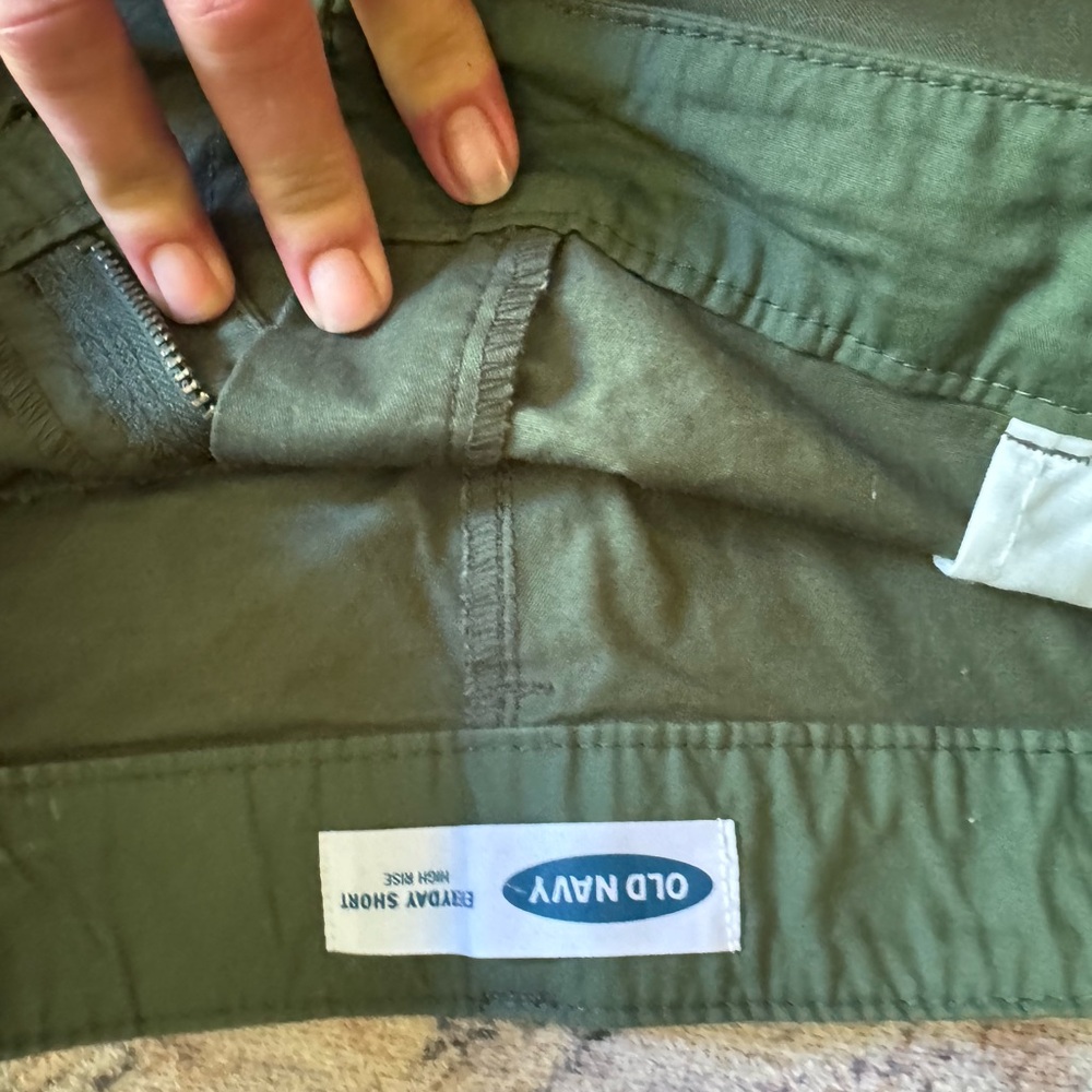Old Navy Olive Casual Shorts
